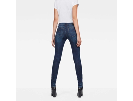 G-Star Midge Zip Mid Waist Skinny Jeans