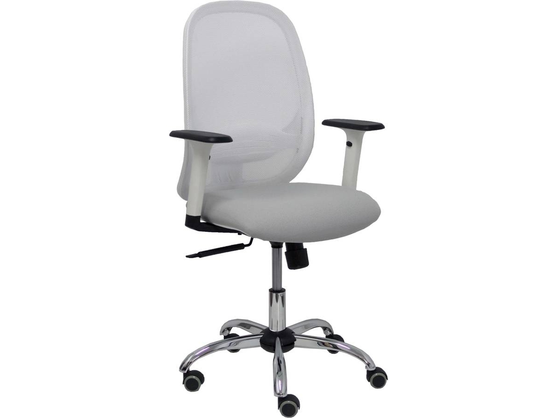 Silla Operativa PYC Cilanco Bali  Gris (Brazos Ajustables - Malla)