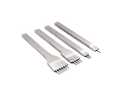 Kit De Herramientas De Perforación Para Cuero Diy 4 Piezas Garra Acero Resistente 4mm