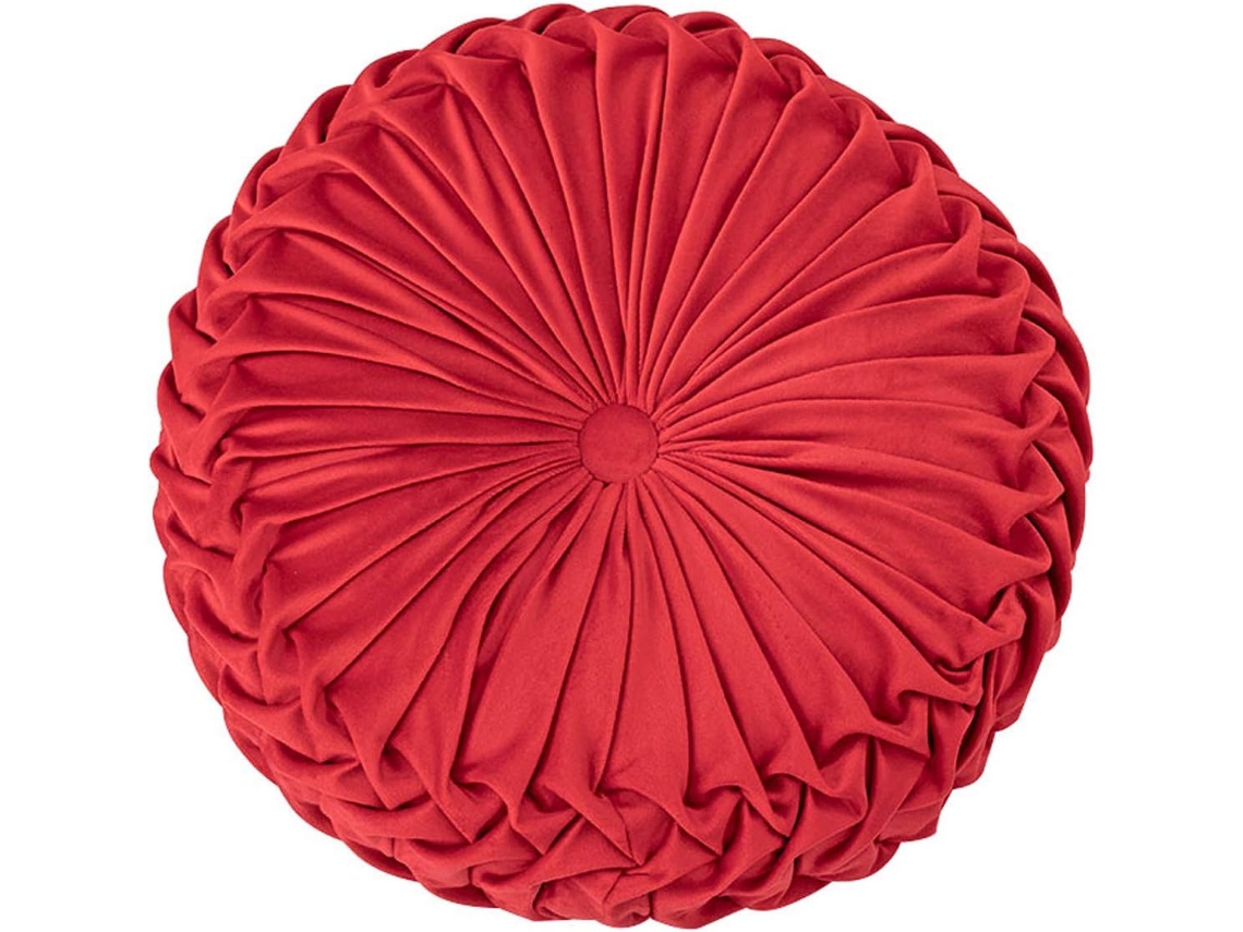 Cojín Redondo Calabaza - Terciopelo 3d 38cm