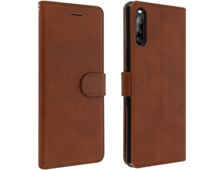 Funda Sony Xperia L4 AVIZAR FOLIO-DRAG-BR-XPL4 Castaño
