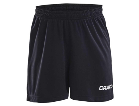 Pantalones para Hombre CRAFT Squad Solid Negro para Fútbol (146 - 152 cm)