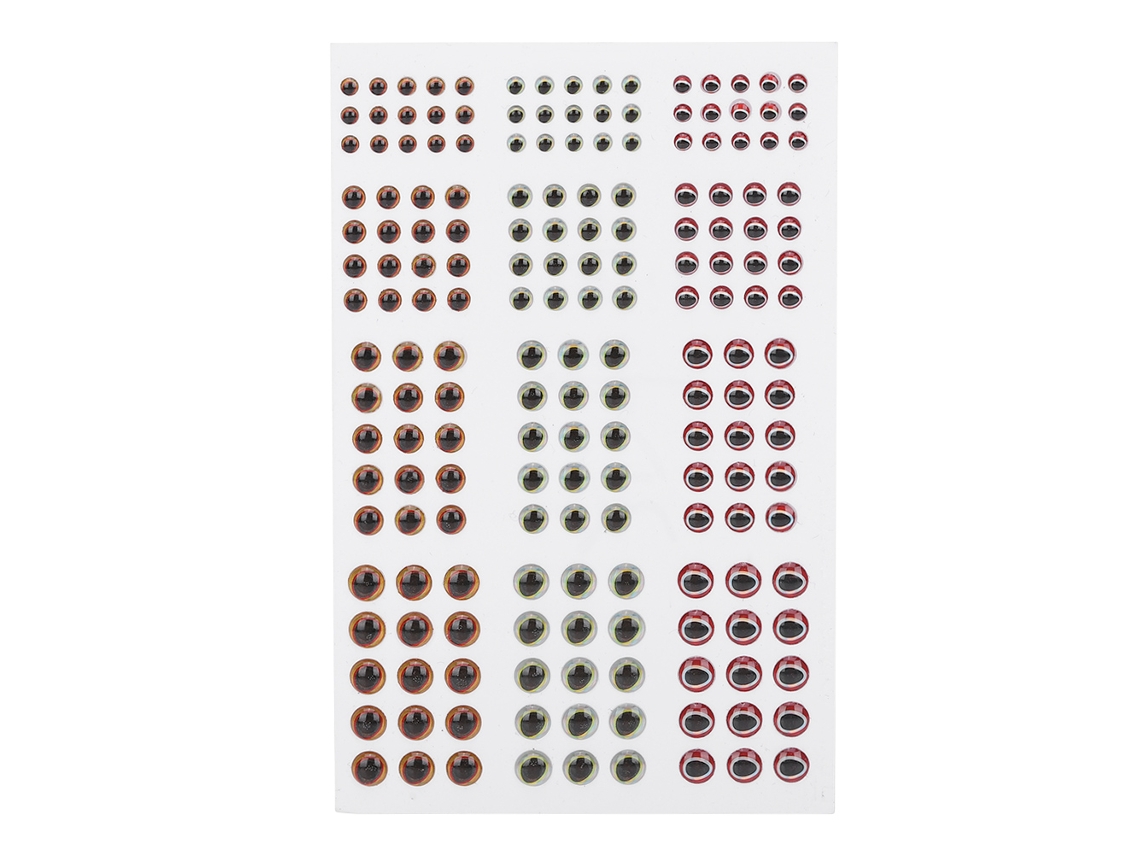 2026rebe-ojos De Pescado Artificial 3d 183pcs Para Anzuelos De Pesca Y Manualidades Talla 1