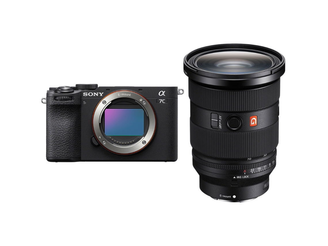 Sony A7c Ii Negro + Fe 24-70mm F/2.8 Gm Ii - Cámara Fotográfica Híbrida + Ebook “20 Consejos Para Fotos Que Impactan”