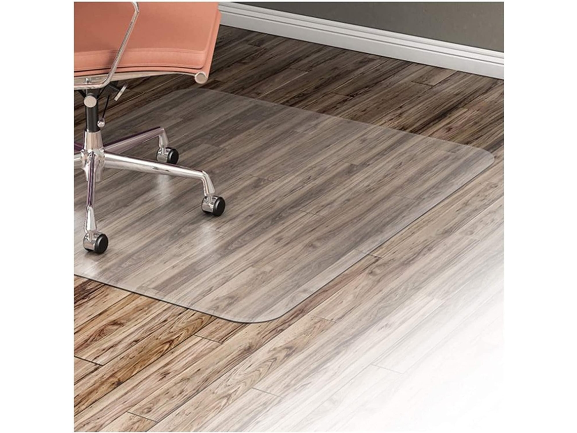Alfombrilla protectora rígida para sillas de oficina y entrada.