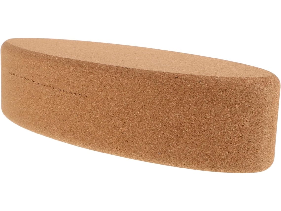 Bloques Ovalados De Corcho Para Yoga Y Pilates, Soporte Estable De Alta Densidad.