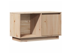 Mueble TV 74x35x44 cm Madera Pino Macizo MAISON EXCLUSIVE