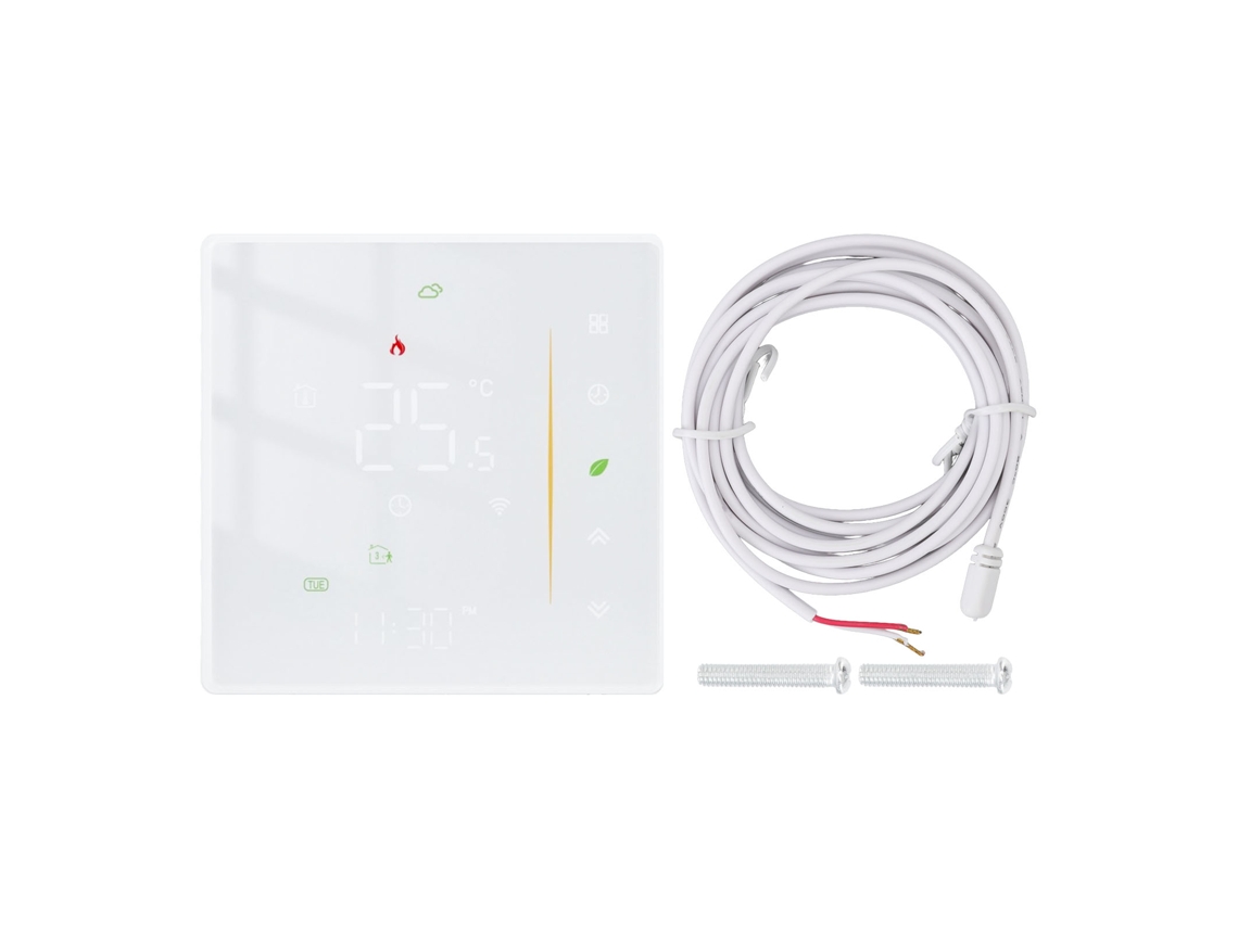 Termostato inteligente para el hogar con control de voz programable
