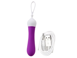 Mini vibrador de masaje portátil con 9 modos de vibración para mujeres (púrpura) YIZHOOD