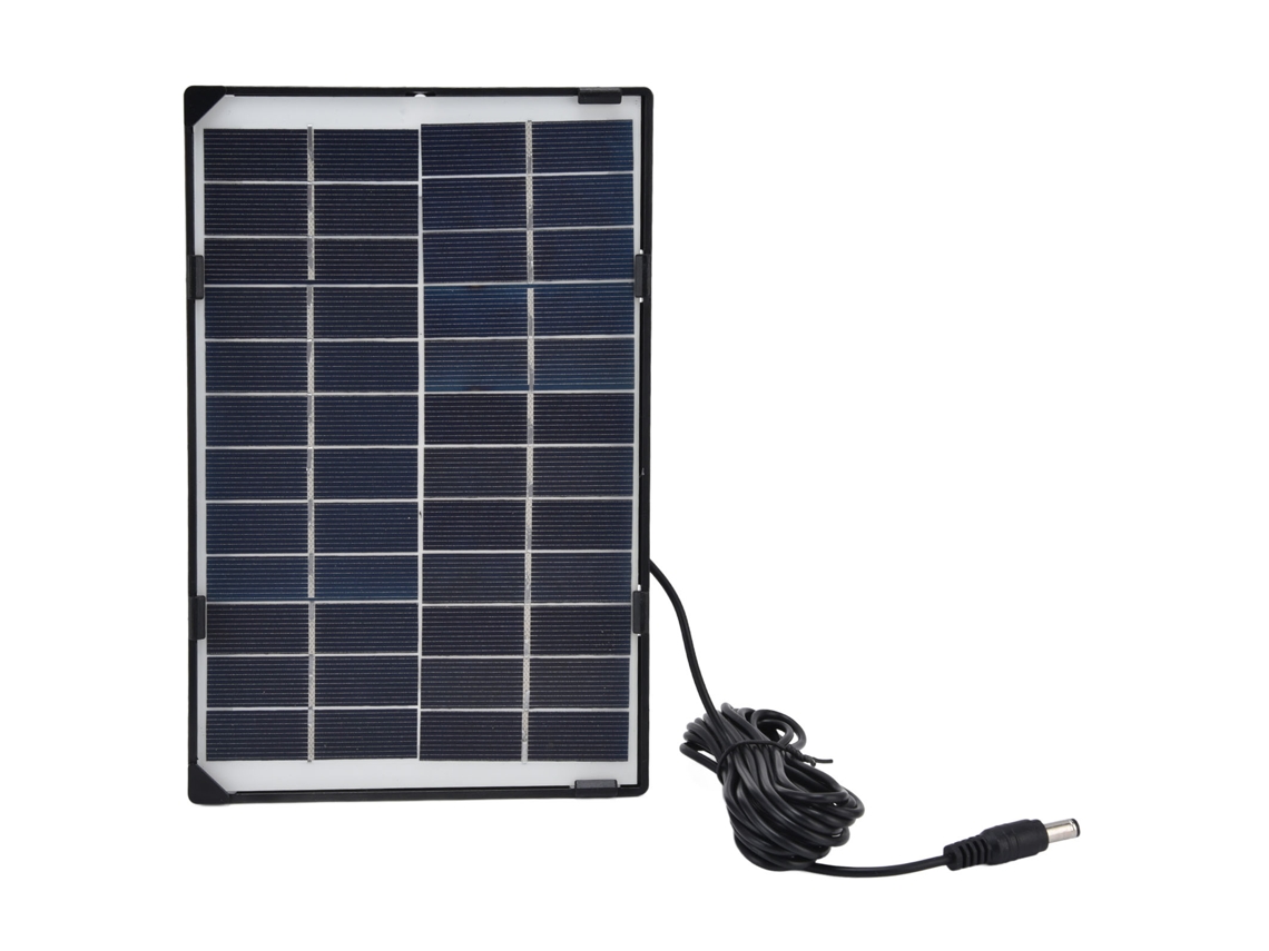 Cargador Solar De Polisilicio De 6 W Y 12 V Para Proyectos De Bricolaje, Con Salida Dc5521 Para Lámparas Y Dispositivos.
