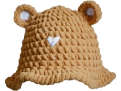 Gorro De Ganchillo Con Orejas De Oso Para Mujer, Invierno, Sin Visera, Para Actividades Al Aire Libre, Jersey De Moda.