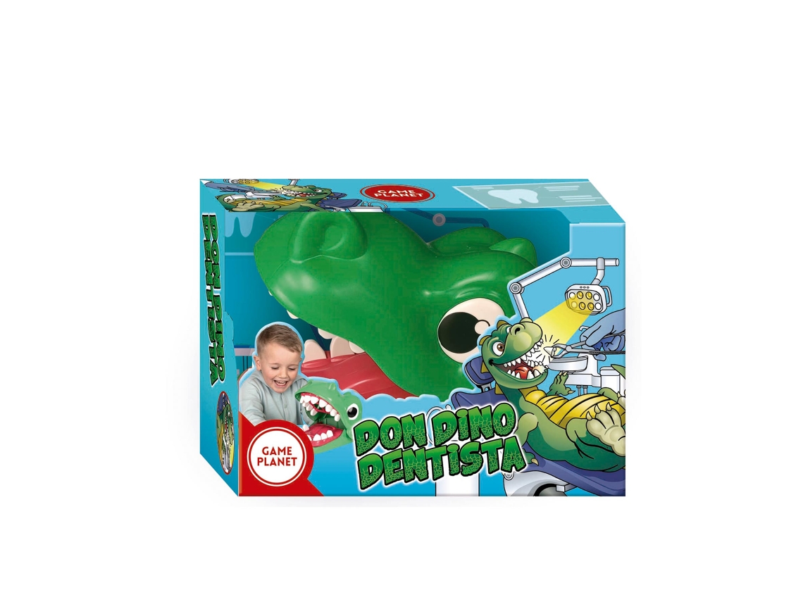 Juego de Mesa Don Dino Dentista Diviértete Cuidando Los Dientes de Los Dinosaurios GAME PLANET