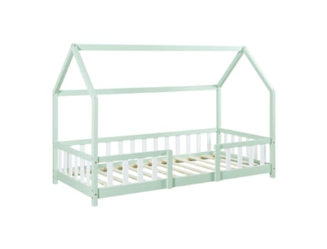 Estructura de Cama Infantil [EN.CASA] (Blanco - Madera - 90x200 cm)