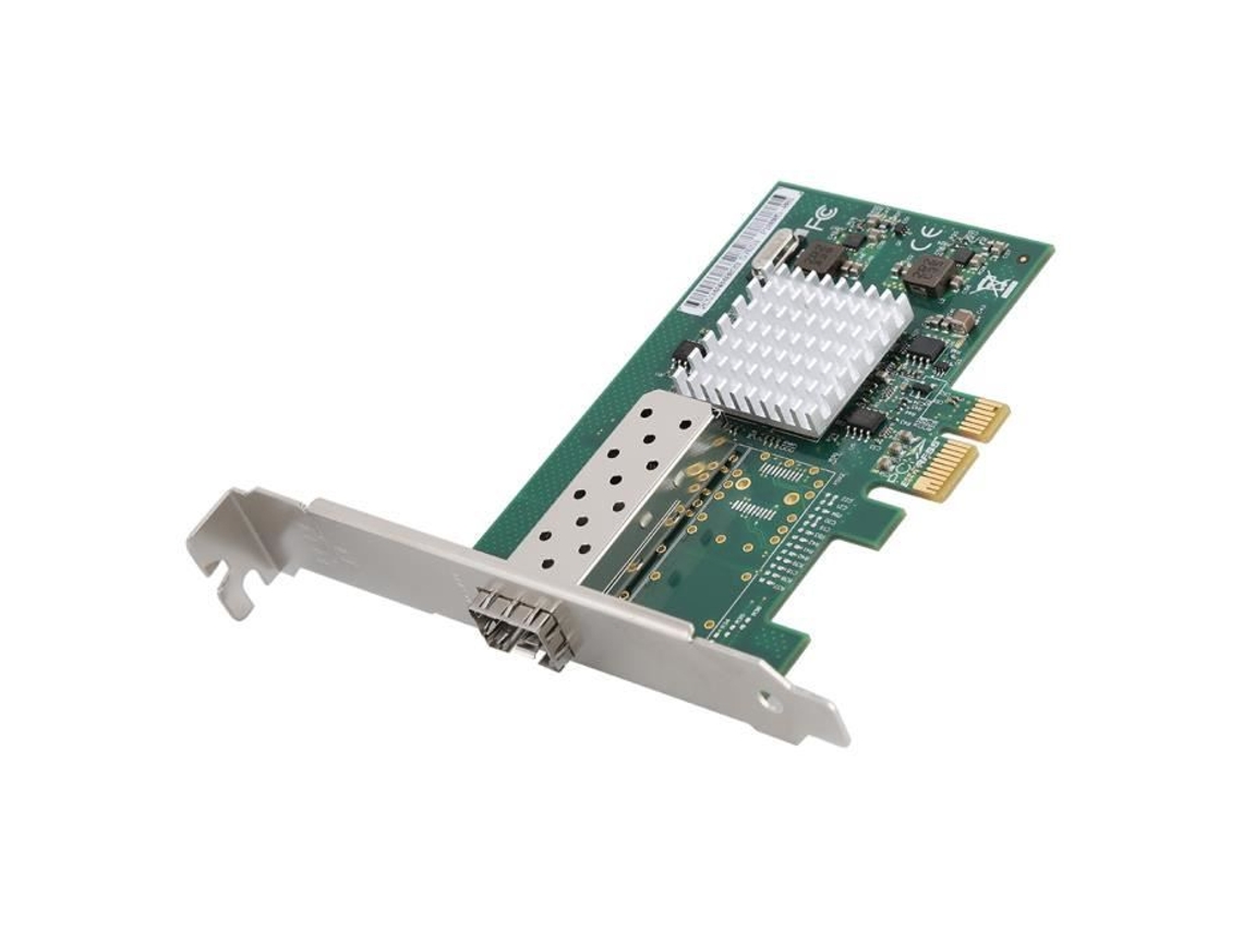 HURRISE Tarjeta Pci-E para Intel 82576Eb Pci-E Adaptador de Fibra de Tarjeta de Red Gigabit de Puerto único E1G42Ef