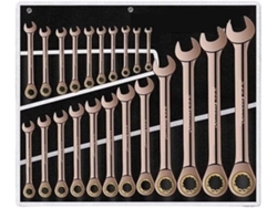 Jeu De Clés À Cliquet Douille Mixtes Métriques Réparation Automobile Efficacité Précision(22pcs)