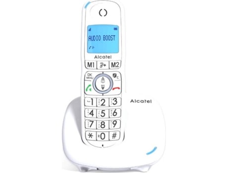 Teléfono Fijo ALCATEL XL 585 Blanco