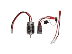Kit Motor De Escova Rc 28t 390 Com Esc De 30a E Cabo Adaptador Para Carro E Barco Rc 1/16 1/18