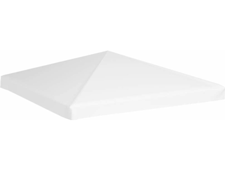 vidaXL Toldo de cenador 270 g/m² 3x3 m blanco