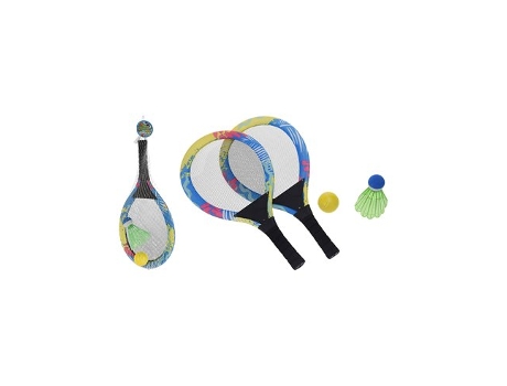 Set de 2 raquetas con pelota de tenis y badmintong NO DISPONIBLE