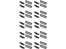 10 Cuchillas Para Afeitadora Eléctrica Km-1102, Color Plata.