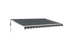 Maison Exclusive - Toldo Retráctil Automático Gris Antracita 4,5x3 M