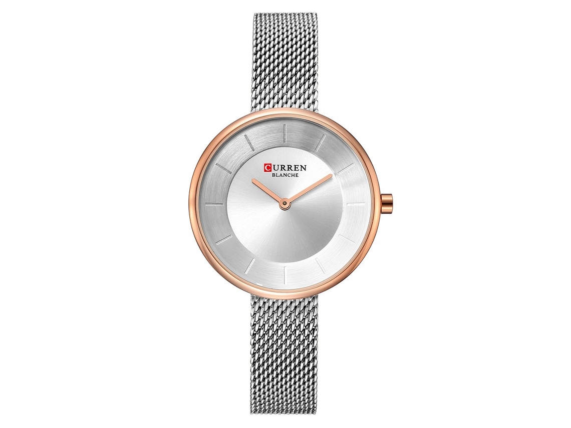 Reloj De Aleación De Moda Para Mujer, Reloj Minimalista De Cuarzo, Estilo Delgado Y Ligero Para Mujer.