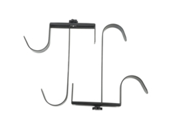 Portacañas metálico ajustable para piscina (2 unidades)