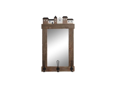 Espejo de Pared DKD HOME DECOR 38885 (Marrón - 9x40x68cm)