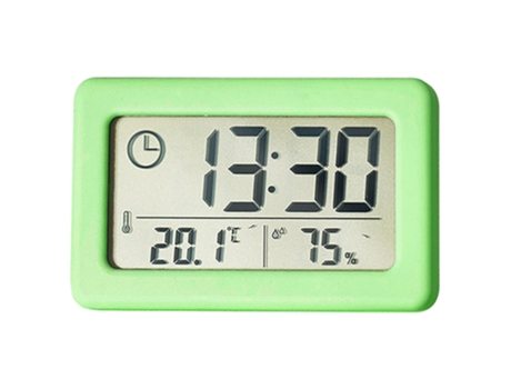 Reloj simple, ligero y delgado, reloj electrónico de temperatura y humedad, reloj conveniente