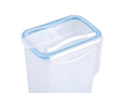 Jarra Plastico Cuadrada 1.500 ml. 22.5x15x8 (alt) cm ORYX