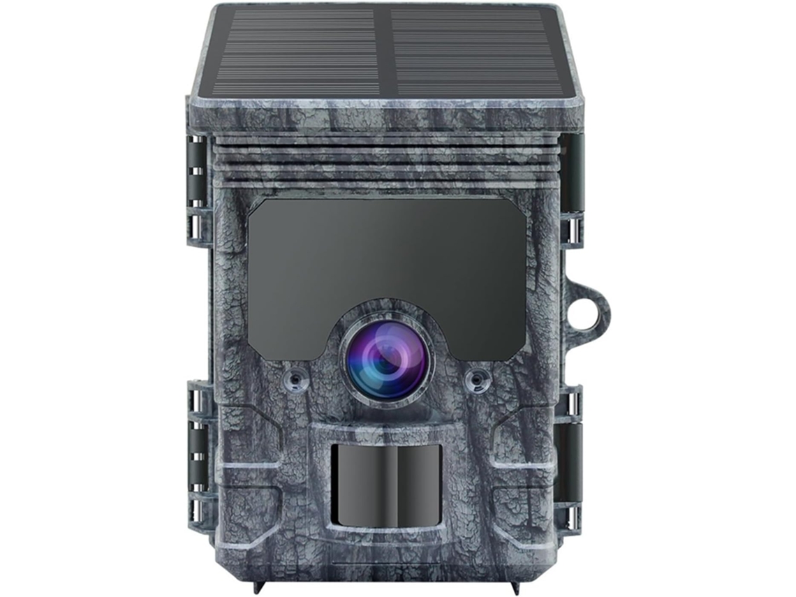 Caméra Faune Sauvage De Piste Chasse À Panneau Solaire 24mp 1296p Vídeo Foto Piège Activé Par Le