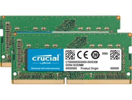 Memoria RAM DDR4 CRUCIAL CT2K8G4S266M (2 x 8 GB - 2666 MHz - CL 19)