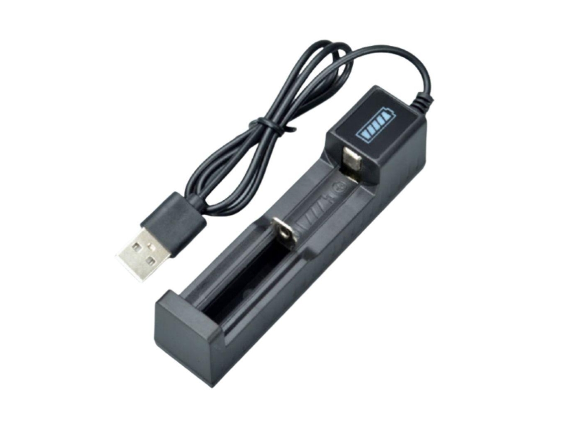 Cargador De Pilas 18650/16340/14500/10400/26650