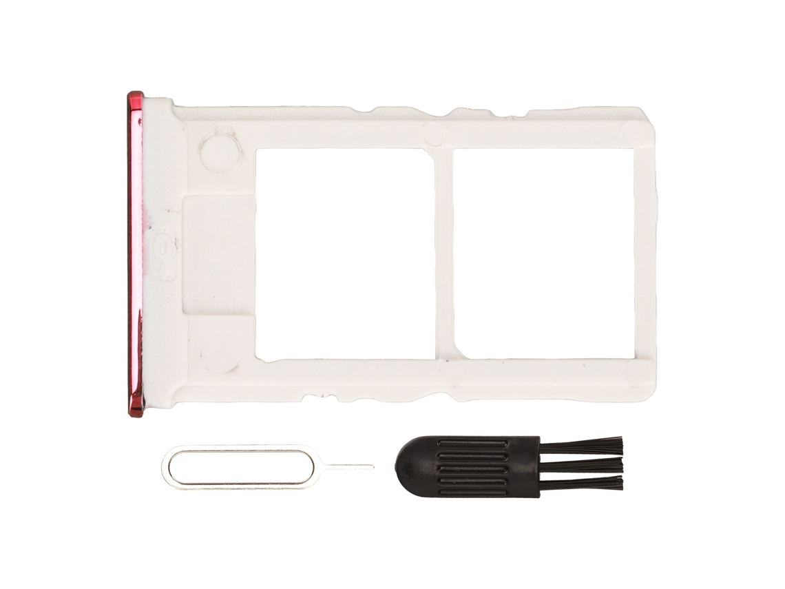 Bandeja De Cartão Sim Para Xiaomi Redmi K20, Substituição Com Pino E Pincel, Plástico Durável