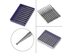 Fresa de corte rápido para coronas dentales de acero de tungsteno (apta para mano rápida, alta eficiencia)