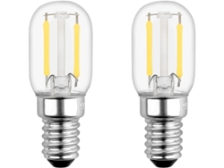 Bombilla Led E14 De 2w Para Frigorífico, Equivalente A 15w, Blanco Cálido 2700k, Paquete De 2 clase A++