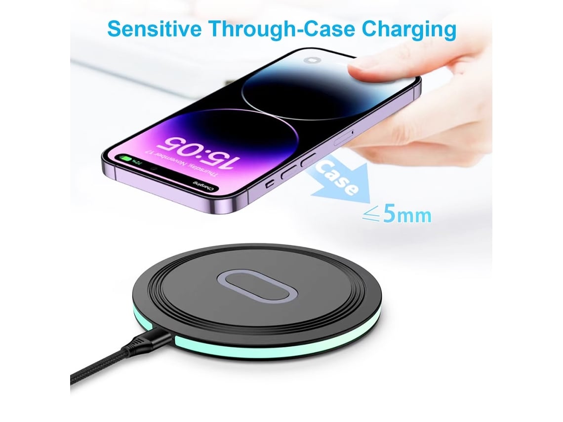 Estación de Carga Inalámbrico Plataforma Carga Inalámbrica