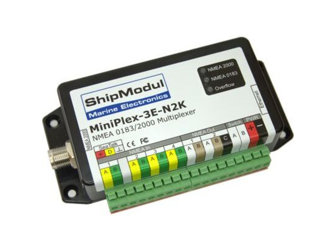 Multiplexor versión Ethernet ShipModul Miniplex-3E-N2K