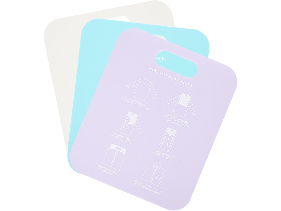 Organizador de ropa plegable Slowmoose, 3 piezas, para camisas/camisetas.