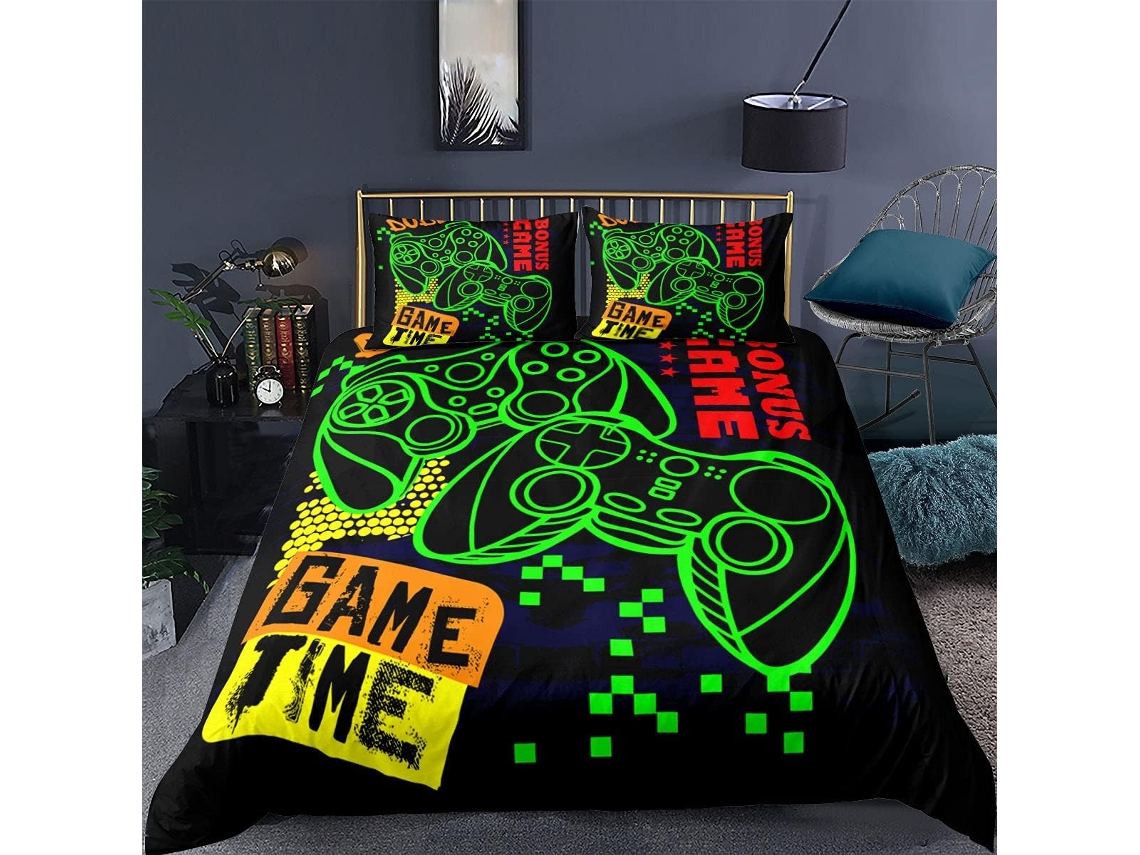 Ropa Cama Niños Niñas Funda Nórdica Almohada Ropa Juego 135 X 200 Cm 50 75 220 240
