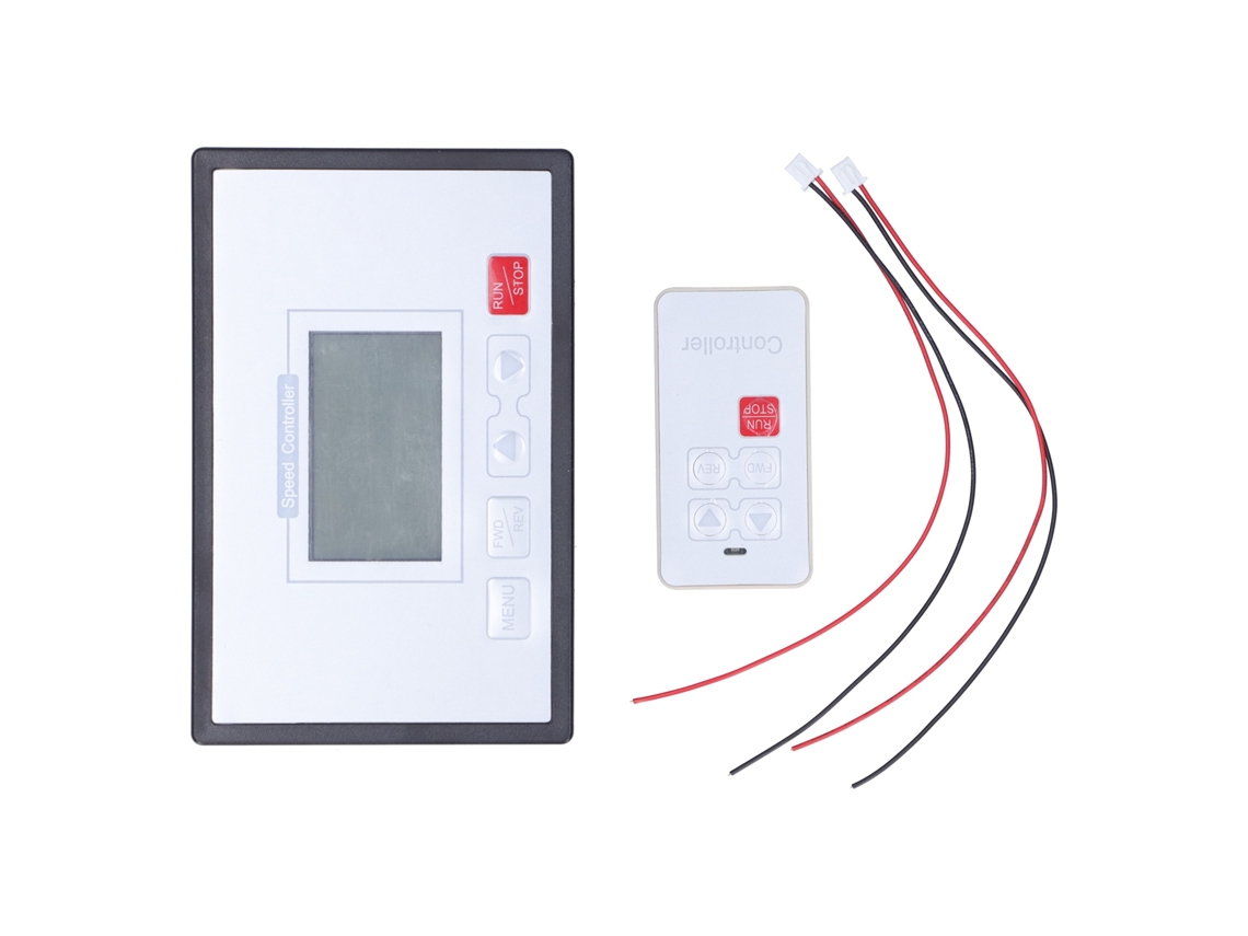 Controlador de velocidad del motor con pantalla LCD digital inteligente y control remoto para suministros industriales