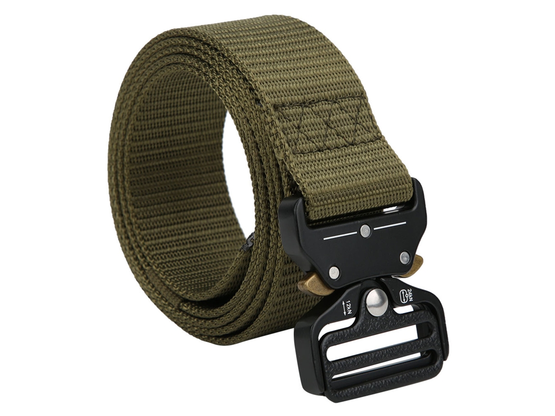 Vlrla-cinturón Militar De Cintura Multifunción Para Rescate Y Rappel En Exteriores, Resistente (verde Ejército)