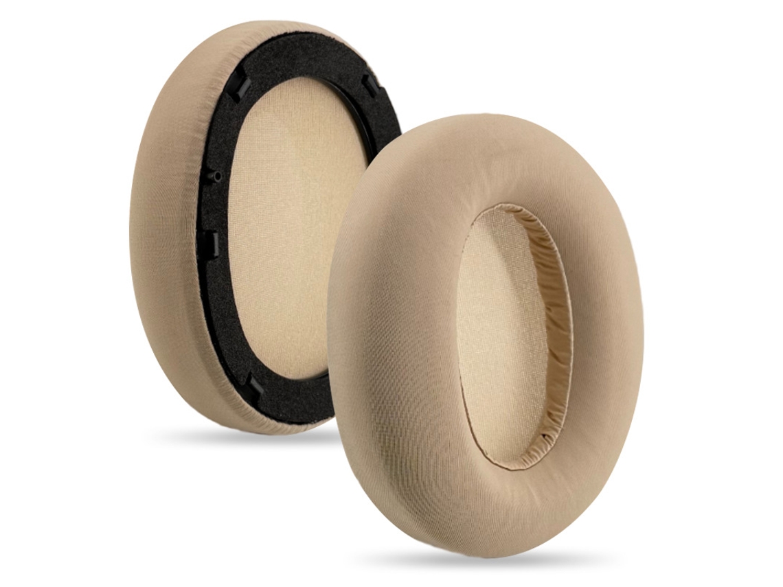 Almohadillas para auriculares Edifier W820nb, espuma suave, color caqui.