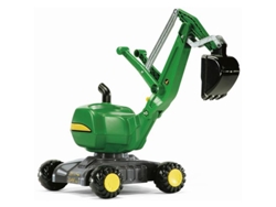 Excavadora John Deere ROLLYTOYS Digger con Ruedas