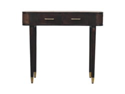 Mesa consola de madera maciza Belmont de Artan Furniture