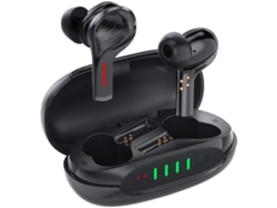 YEMAESRE Auriculares Estéreo Bluetooth Sin Control Táctil Intraactivo con Cancelación de Ruido Negro