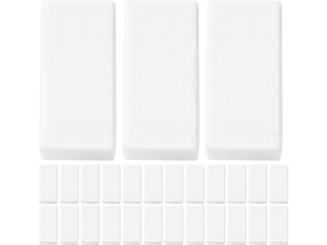 Paquete De 50 Gomas De Borrar Rectangulares Blancas Para Dibujo - Ideales Para Dibujar