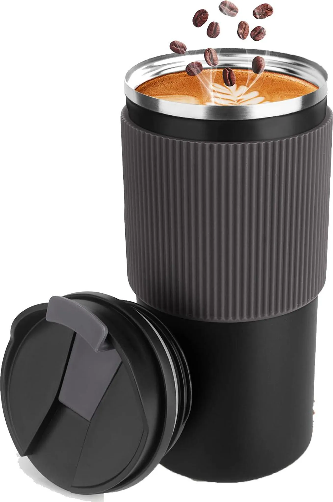 Taza De Café Portátil De 450 Ml,