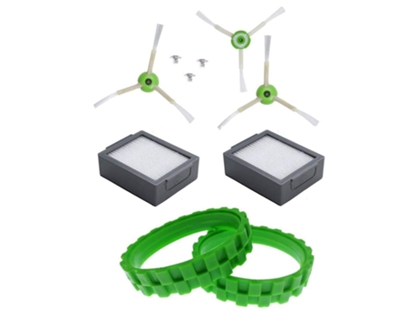 Accesorio Aspiradores WHEELS Paquete 2 llantas llantas + 2 Filtros + 3 I Roomba serie I7 E5