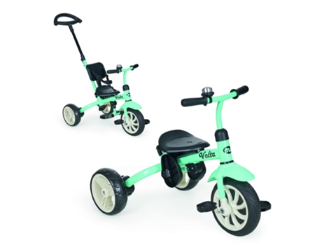 Triciclo Volta 5 en 1 Evolution Bicicleta Infantil de 1 Año a 5 Años Del Triciclo a la Bicicleta con o sin Pedales Adaptable y Transformable MS